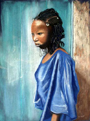 Abt&nbsp;V�ronique - Femme Bleue