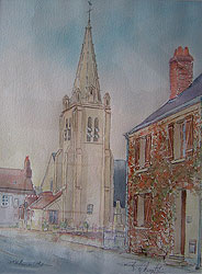 Delamotte&nbsp;Norbert - Church in St Hilaire St Mesmin